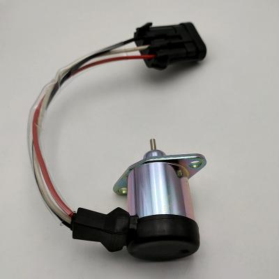 China Building Material Stores Excavator 12V Fuel Cut Off Solenoid 1G577-60010 for sale