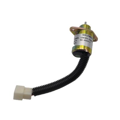 China Building material stores 1503ES-12A5UC5S 12 diesel engine 24V fuel shut-off solenoid valve generator parts for sale