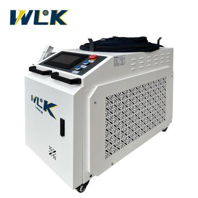 China Metal Stainless Steel Laser Welder RAYCUS MAX IPG JPT RECI Laser Source Portable Handheld Fiber Laser Welding Cutting Cleaning Machine for sale