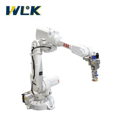 China Metal Stainless Steel Laser Welder 1000w 1500w 2000w 3000w 4000w 6000w ABB 6 Axis Fully Automatic Robot Arm Fiber Laser Welding Machine for sale