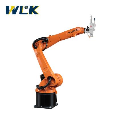 China Metal Stainless Steel Laser Welder 1KW 1.5KW 2KW 3KW 4KW 6KW KUKA Automatic Robot Arm Metal Stainless Steel Pillow Plate Fiber Laser Welding Machine for sale