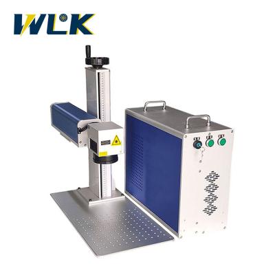 China Air-cooled 20W 30W Max IPG JPT Laser Source Split Mini Portable Jewelry Fiber Laser Marking Machine for sale