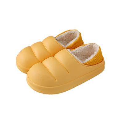 China 2021 Winter Color Pure Border Plus Size Men's Hairy Slipper Sweat-absorbent EVA Sandals Women's for sale