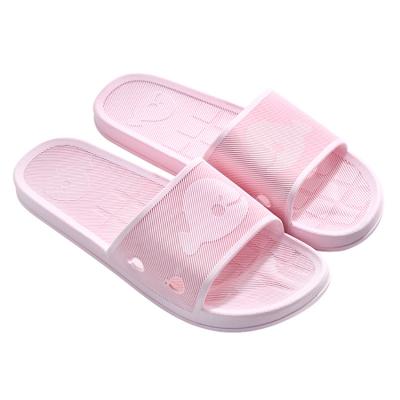 China Lightweight Custom Summer Indoor Slippers Flat Shoes Indoor Non-Slip Bathroom Home Slippers For Women Men for sale