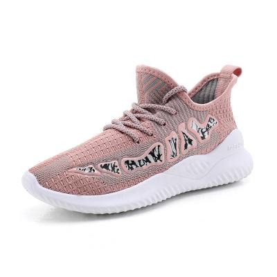 China Lightweight Upper Casual Sports Knitting Main Running Shoes Walking Sneaker Shoes For Men And Women for sale