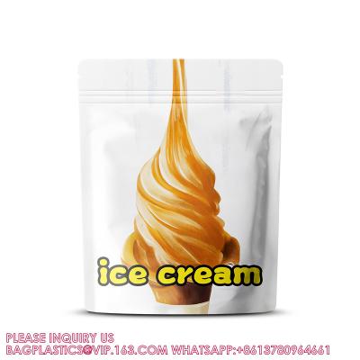 China Customized Print Ice Cream 7.0g 14g Stand Up pouch bags 3.5g Snack Aluminum Foil Packaging Pouch Mylar Bag for sale