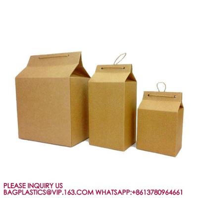 中国 Kraft paper Rice Pouches Bulk Food Storage Bag Reusable Heat rice Sealable Bag Packaging 販売のため