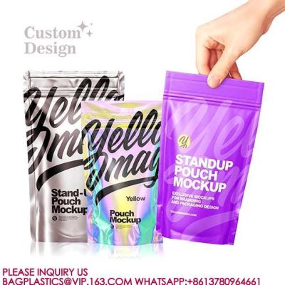 China Customized Printing Resealable Food Pouches Reusable Ziplock Mylar Popcorn Packaging for sale