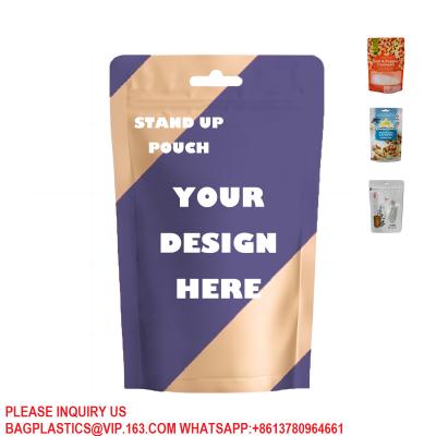 Китай Sustainable Doypack Self Adhesive Bag Food Packaging Bag For Snack Candy Nougat Biscuit продается