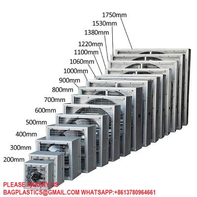 Китай Промышленный ремень привода Вентиляционный вентилятор Выхлопный охлаждающий вентилятор Хранилище Птицеводческая ферма Теплица продается