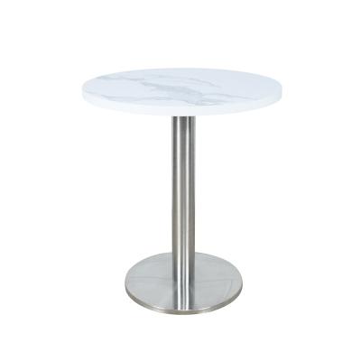 China Round Metal Stainless Steel Dining Table 8 Seater Table (Height) Adjustable Turkey Pedestal for sale