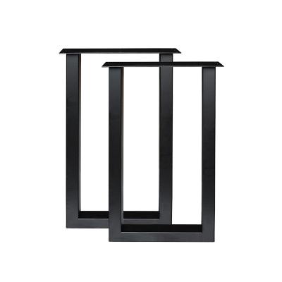 China Easy Installation Table Frames Industrial Cast Iron Office Restaurant Steel Bench Dining Cafe Furniture Metal Table Legs For Table for sale