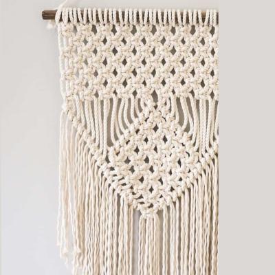 China Macram isolated for home decoration macrame wall hanging decor for sale