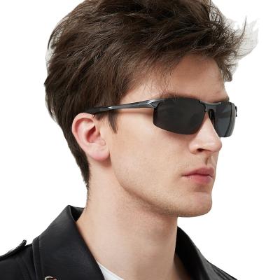 China Fashion Luxury Men's Sunglasses Magnesium Anti-glare Uv400 Aluminum Driving Polarized Sun Glasses for sale