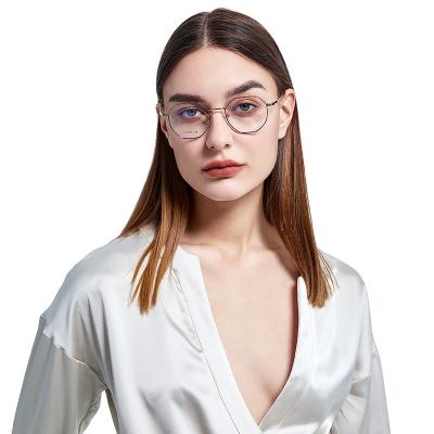 China 2022 new fashion pure titanium pure titanium glasses frames for men and women multilateral optical frames glasses for sale