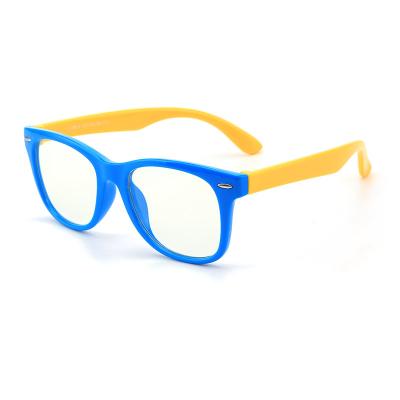 China Square Shape Kids Square Teenager Anti Rubber Soft Blue Frame S0061 for sale