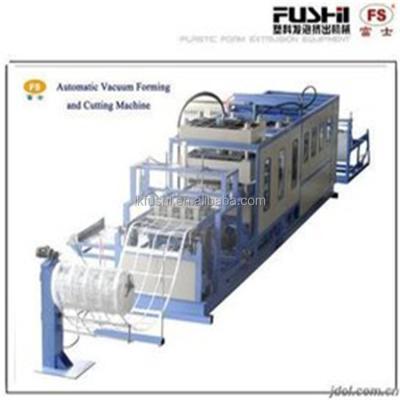 China Automatic Disposable Foam Food Dish PS Foam Machine Box Making Plant Plastic Food Machine for sale