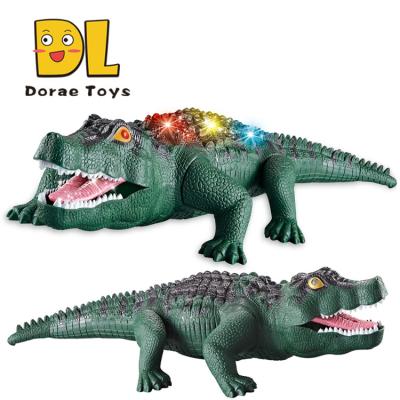 China LED Remote Control Lights Walking and Screaming Crocodile Sound Remote Control Toys with LED Lights Walking and Screaming Sound for 3-12 Years Old Kids for sale