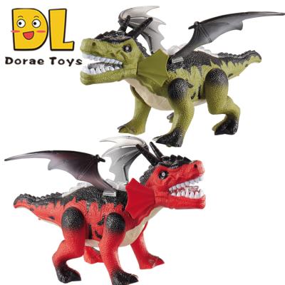 China Electronic Walking Dragon With Lights And Sounds Kids Gift Fire Dragon Model Animal Toys Electronic Walking Dragon For Kids With Lights And Sounds for sale