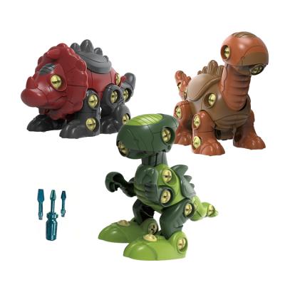 China DIY Educational Toys Take Aside Dinosaur Toys Kit Set Kids Building Dinosaur Toys With Screwdrivers for sale