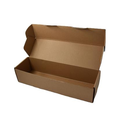 China Recycled Materials Folding Paper Cardboard Rigid Product Box Custom Brown Protective Paper Box For All Occasions for sale