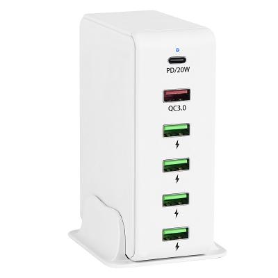 China UniversalÂ   PD Quick QC3.0 USB and Type-C 65W Multiport Wall Charger Charger for sale