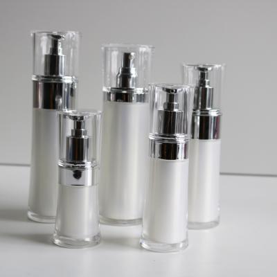 China Recycable China Suppliers Body Oil Plastic Packaging Container For Lotion Cream Acrylic Bottle for sale