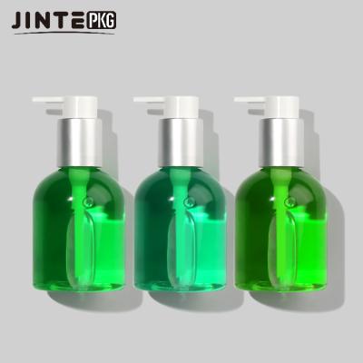 China Wholesale Recyclable Empty Plastic Bottles Clear 150ml PET Bottle For Hand Wash Gel Sanitizer Lotion With Long Head Pump for sale