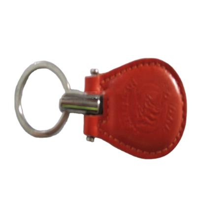 China PU/PVC/Leather Customized Wholesale Red Customized Leather Key Chain High Quality Logo Keyring llaveros Key Chain for sale