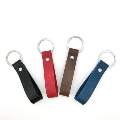 China Keep Business Custom Metal Keys Keepsake PU Leather Key Chain Key Chains for sale