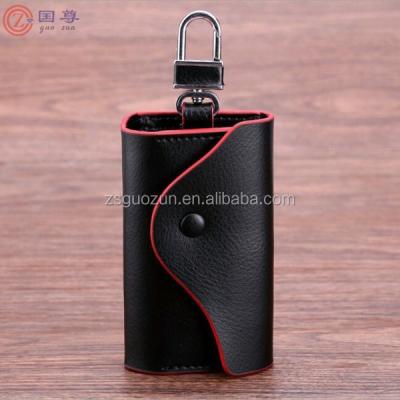 China Hot Selling Genuine Leather PU Men's Car Key Holder Wallet Chain Wallet Case Accessory for sale