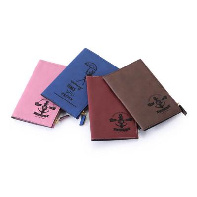 China Fashion Wholesale PU Passport Cover Card Holder Travel Passport High Quality Leather Custom Wallet for Men and Women for sale