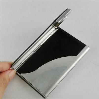 China Business Card Mini Aluminum Alloy Portable Cardcase Card Holder for sale