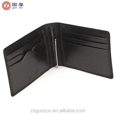 China Anti-theft Custom Smart Mens Metal Money Clip/Men Money Clip Clip Wallet Genuine Leather Card for sale