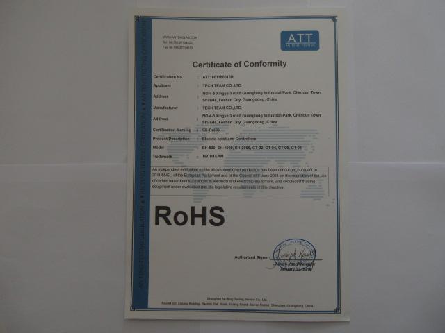 RoHS - Techteam Co., Ltd.