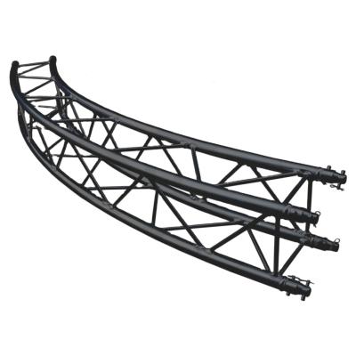 China 6061-T6 Aluminum 220 Mm Small Truss Black Square Truss Circle Box Truss for sale