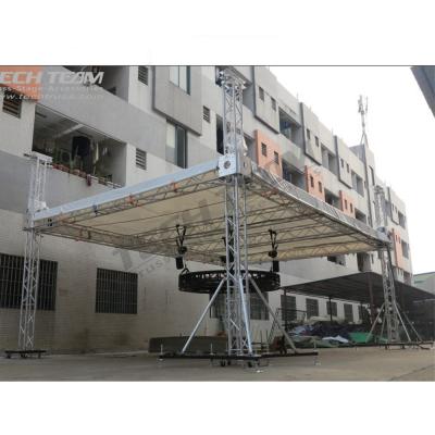 China 6082-T6 Chinese290mm aluminum square finish line truss structure for sale