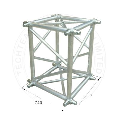 China 6082-T6 Heavy Duty Rectangular Aluminum Truss For Beam Truss Structure for sale