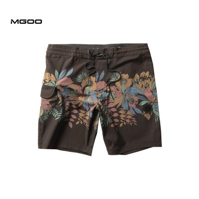 China MGOO Anti-UV Recycled Polyester Panel Shorts Quick Dry Mens Surfing Swimwear Mens Boardshorts for sale