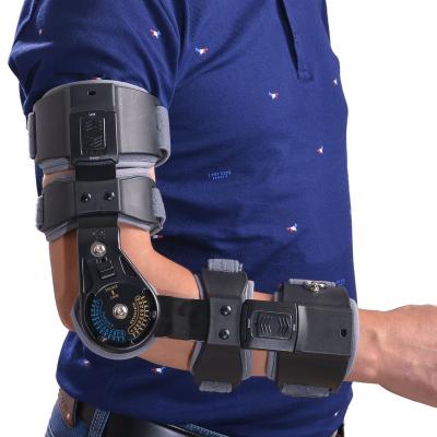 China Adult High Precision Customized Polyester Hinged Adjustable Elbow Brace for sale