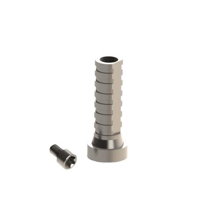 China Metal High Quality Compatible With I-TI Nobel S-traumann O-sstem CAD CAM System Custom Dental Implant Temporary Abutment for sale