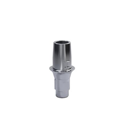 China Custom Made Custom Titanium Low Abutment For Dental Implant Ti Base Abutment Compatible With S-traumann I-TI System for sale