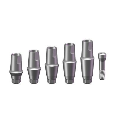 China Dental Implant Angels Titanium Straight Abutment For Dental Implants for sale