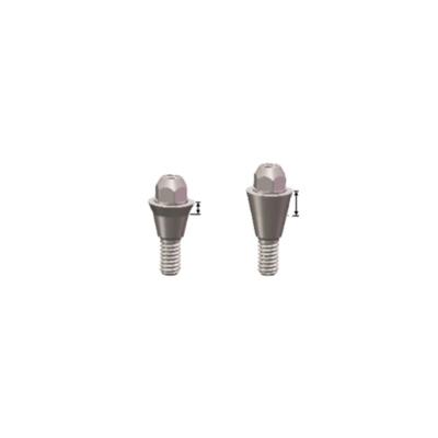 China Dental Implant Dental Implant Material Dental Titanium Screw-Clamped Straight Abutment Dental Implant Abutment for sale