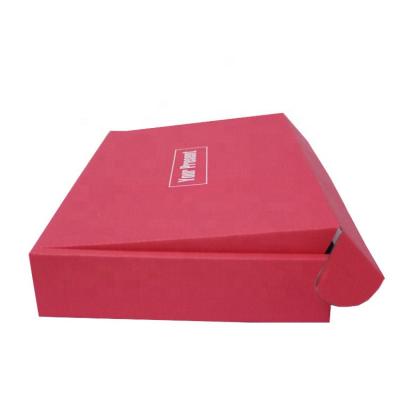 China Recycled Materials Customized Logo Matte Finishing Product Packaging Folding Corrugated Apparel Shipping Postal Boxes Printing for sale