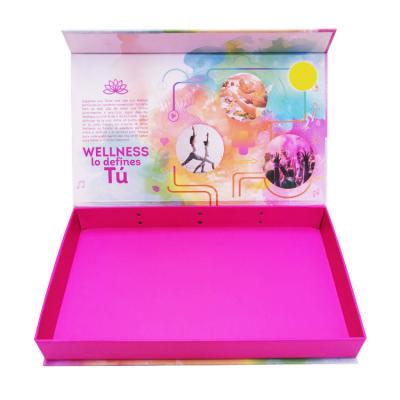 China Luxury Recycled Paper Closure Box Custom Materials Rigid Magnetic Packaging Rose Custom Magnetic Gift Box for sale