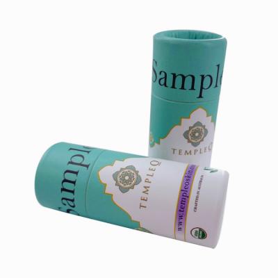 China Recycled Materials Good Free Sample Supplying Paper Tube Box , Container Round Paper Cylinder Facial Detergent Packaging Box for sale