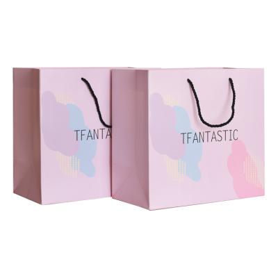 China Recycled Luxury Custom Made Materials Craft Gift Tea Square Paper Bag Packaging Wax Paper Bags for sale