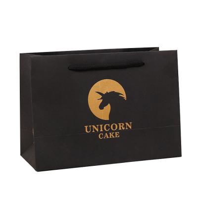 China Recycled Materials Wholesale Recyclable Paper Bags Custom Buying Wholesale Gift Stamping Logo Paper Bag Christmas for sale