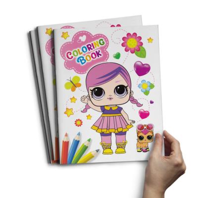 China Kids Education Hot Selling Customized Color Filling Effort Coloring Book Adult 20 Sheets/Set Child for sale